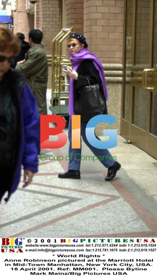 Anne Robinson at Marriott Hotel in NYC