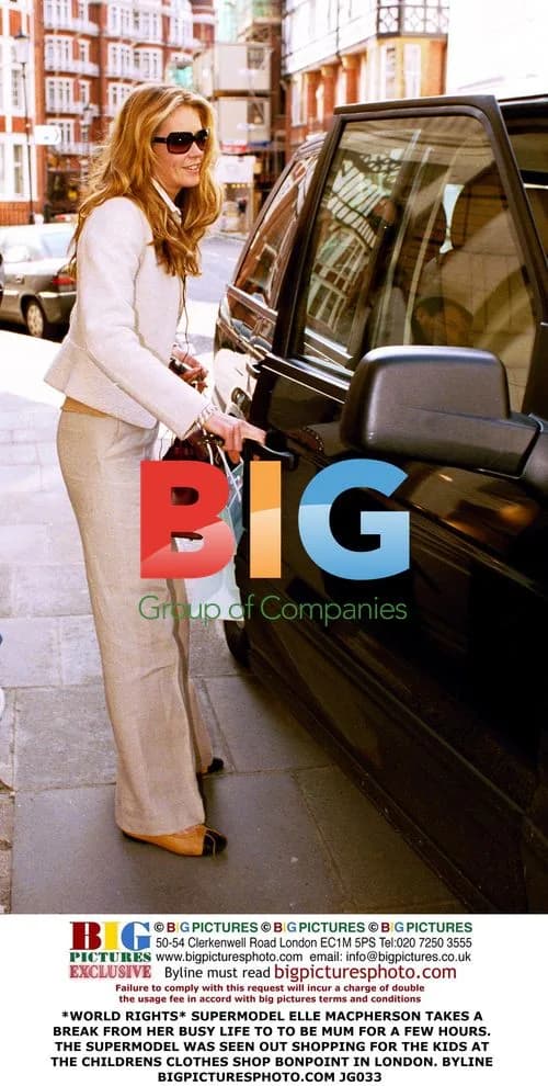 SUPERMODEL ELLE MACPHERSON SHOPS FOR KIDS