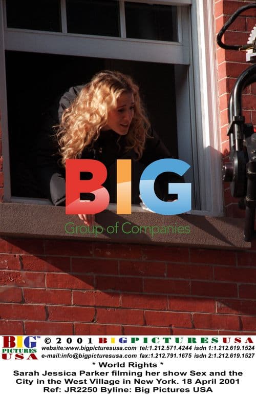 Sarah Jessica Parker filming Sex and the City in NY