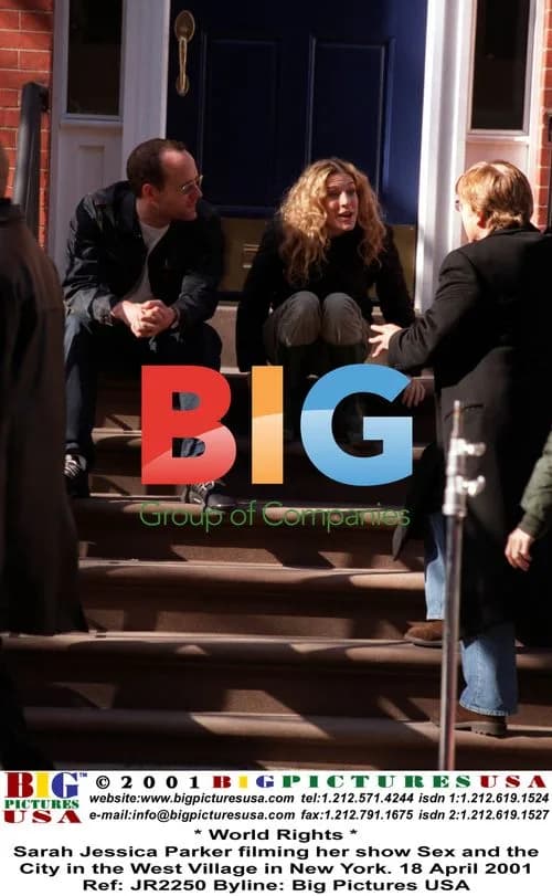 Sarah Jessica Parker filming 'Sex and the City'