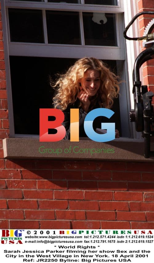 Sarah Jessica Parker on 'Sex and the City' set, NYC