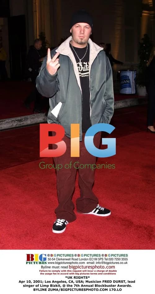 Fred Durst of Limp Bizkit at Blockbuster Awards