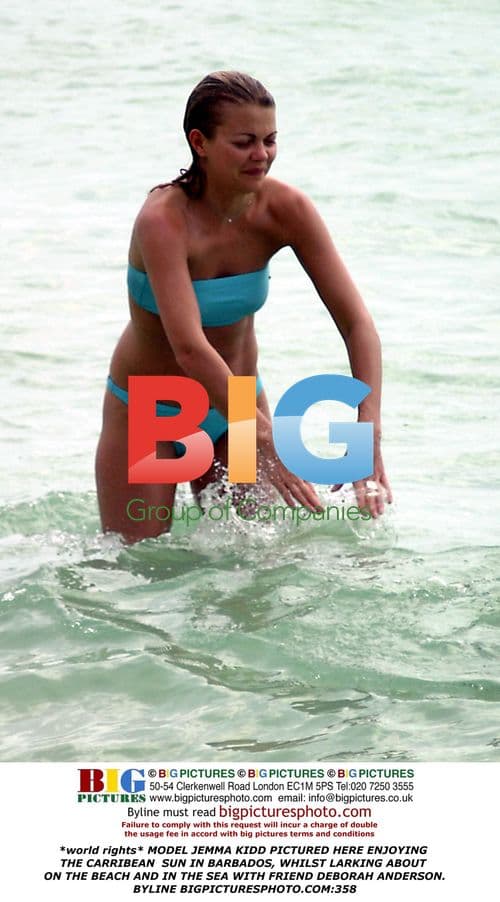 Jemma Kidd Frolics in Barbados