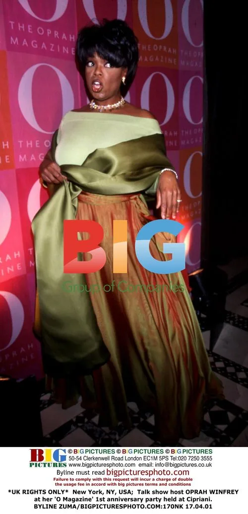 Oprah Winfrey at O Magazine 1st Anniversary Party