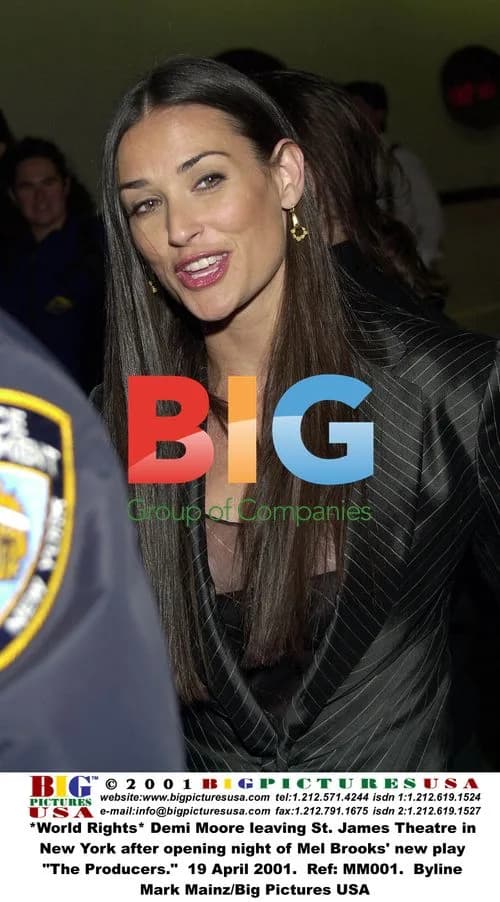 Demi Moore Leaves 'The Producers' Opening