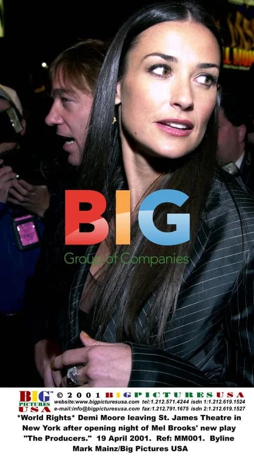 Demi Moore Leaves 'The Producers' Opening