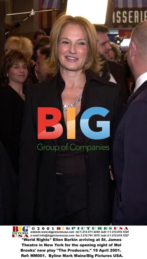 Ellen Barkin at The Producers play opening