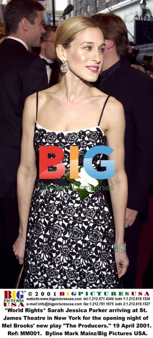 Sarah Jessica Parker at The Producers play opening