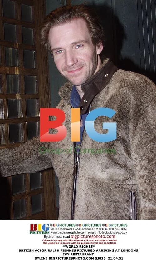 Ralph Fiennes Arrives at London's Ivy Restaurant