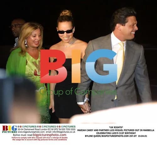 Mariah Carey and Luis Miguel Celebrate Birthday in Marbella