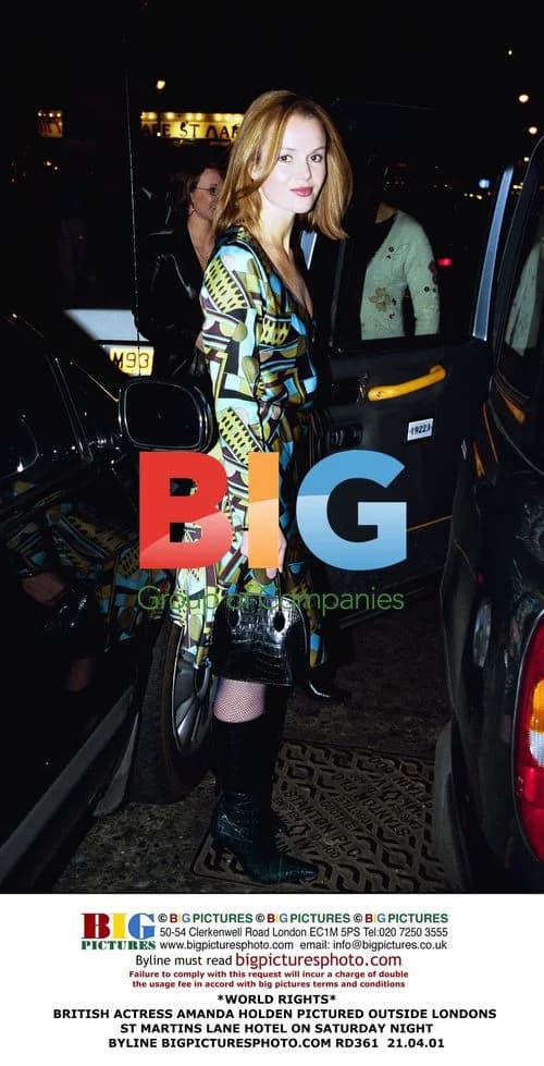 Amanda Holden at St Martins Lane Hotel