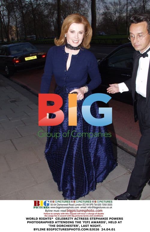 Stephanie Powers at FIFI Awards in London