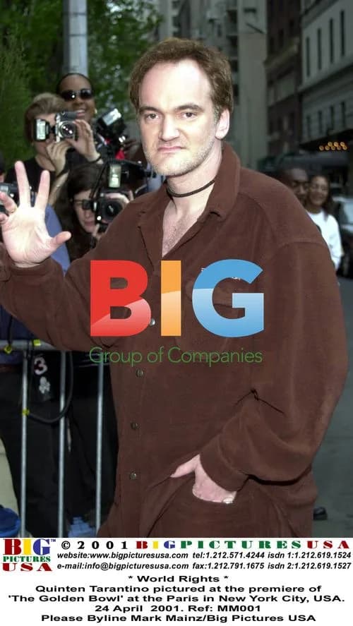 Quentin Tarantino at The Golden Bowl premiere