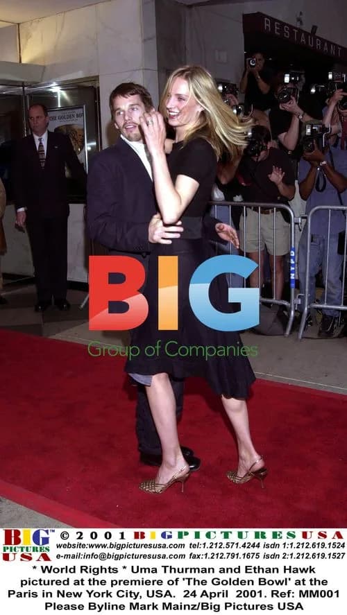 Uma Thurman and Ethan Hawke at 'The Golden Bowl' Premiere