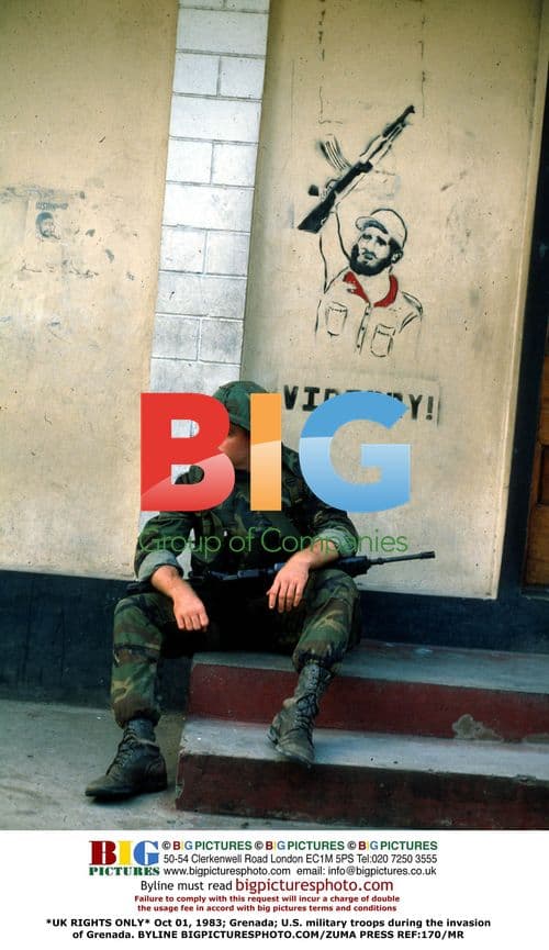 U.S. troops during Grenada invasion