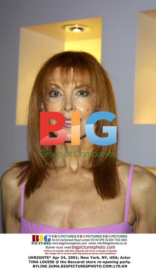 Tina Louise at Baccarat store re-opening