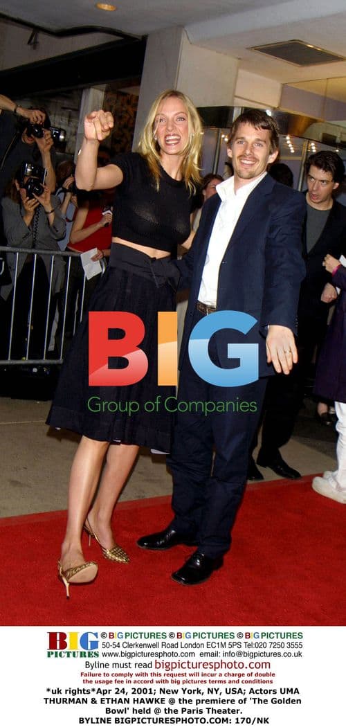 Uma Thurman & Ethan Hawke at 'The Golden Bowl' premiere
