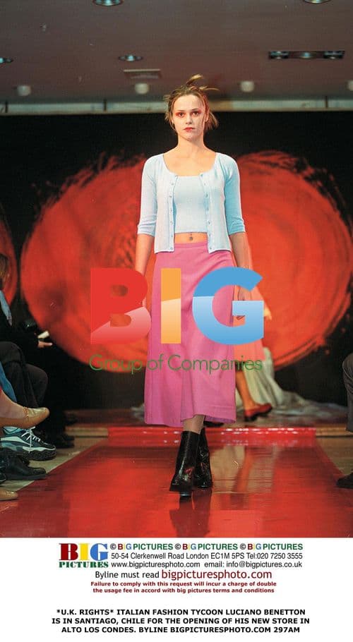 Luciano Benetton Opens New Store in Santiago, Chile