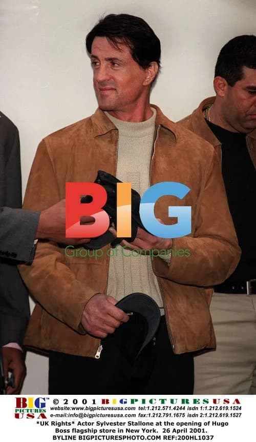 Stallone at Hugo Boss Store Opening, NY