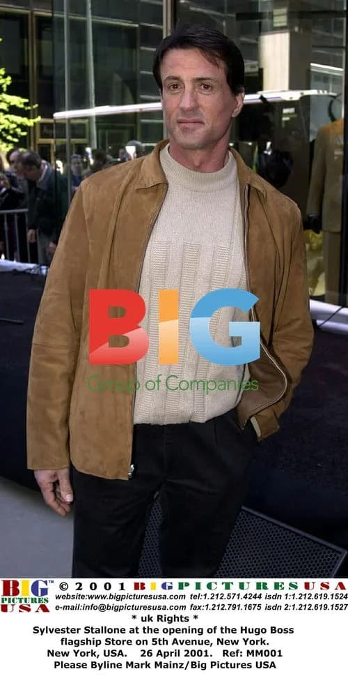 Sylvester Stallone at Hugo Boss Store Opening