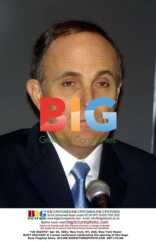 Rudy Giuliani at Hugo Boss Store Opening