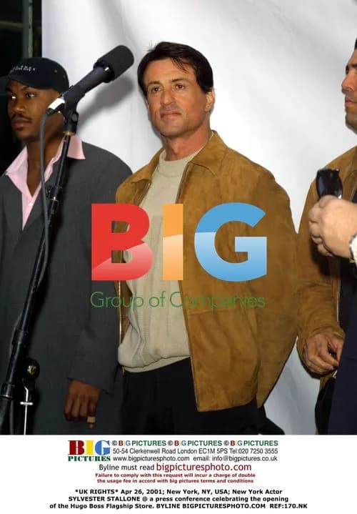 Sylvester Stallone at Hugo Boss Flagship Store Opening