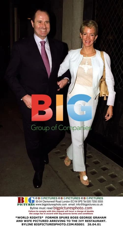 George Graham and wife arrive at Ivy Restaurant