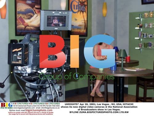 HITACHI digital cameras at NAB show in Las Vegas