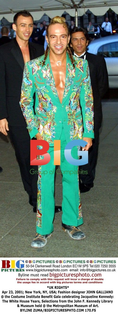 JOHN GALLIANO at Costume Institute Gala
