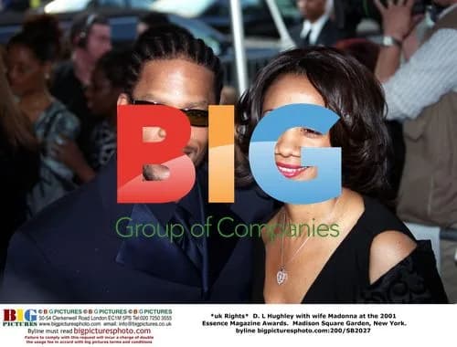 D. L Hughley and Wife Madonna at 2001 Essence Awards