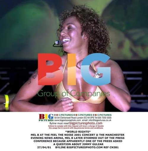 Mel B at Feel the Noise 2001 Concert