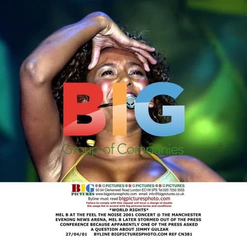 Mel B Storms Out of Press Conference