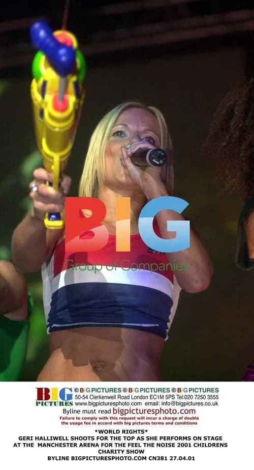 Geri Halliwell Performs at Charity Show