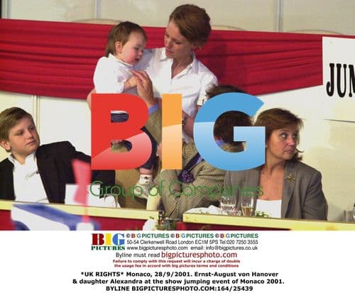 Ernst-August von Hanover & daughter Alexandra at Monaco show jumping