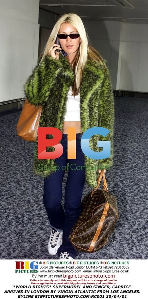 Caprice Arrives in London from LA