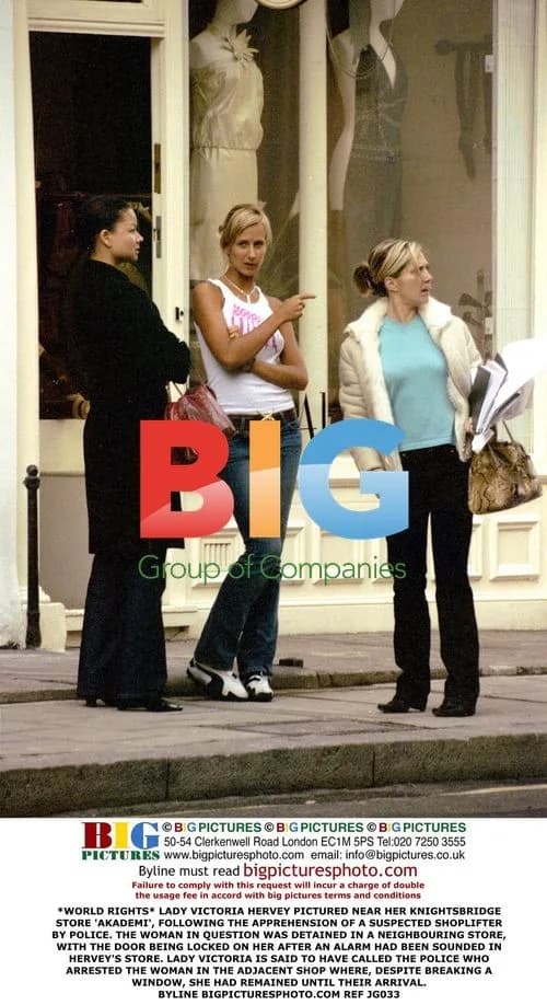Lady Victoria Hervey Apprehends Suspected Shoplifter