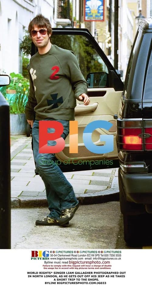 Liam Gallagher out in North London