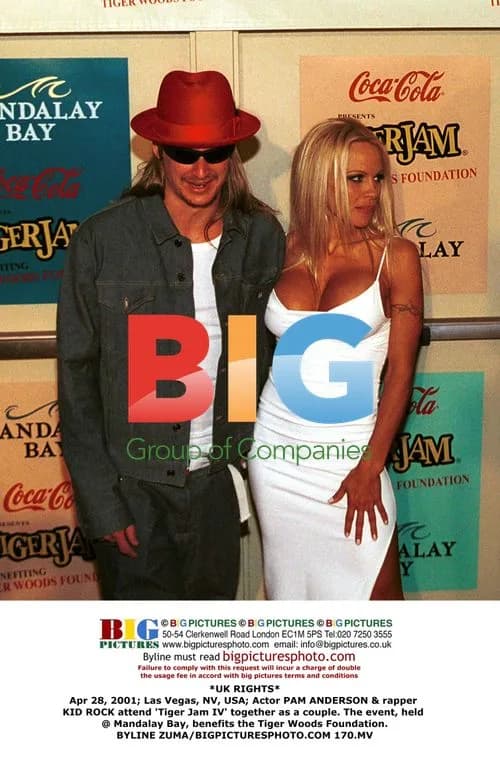 Pam Anderson & Kid Rock at Tiger Jam IV