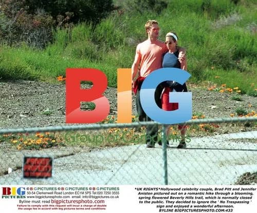 Brad Pitt and Jennifer Aniston's Romantic Hike