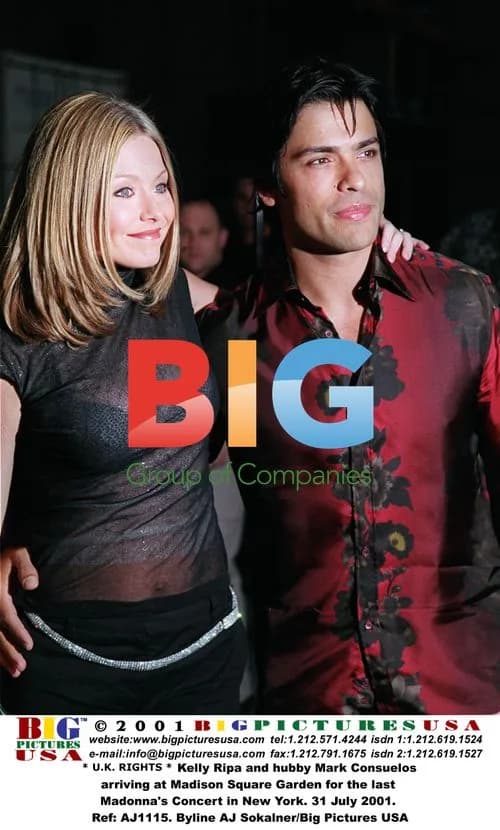 Kelly Ripa and Mark Consuelos at Madonna Concert