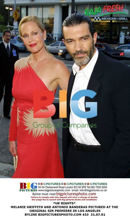 Griffith and Banderas at 'Original Sin' Premiere