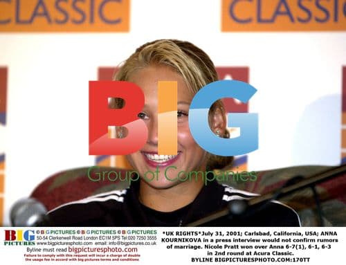 Anna Kournikova press interview