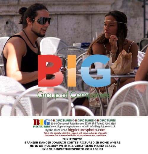 Joaquin Cortes and Girlfriend in Rome