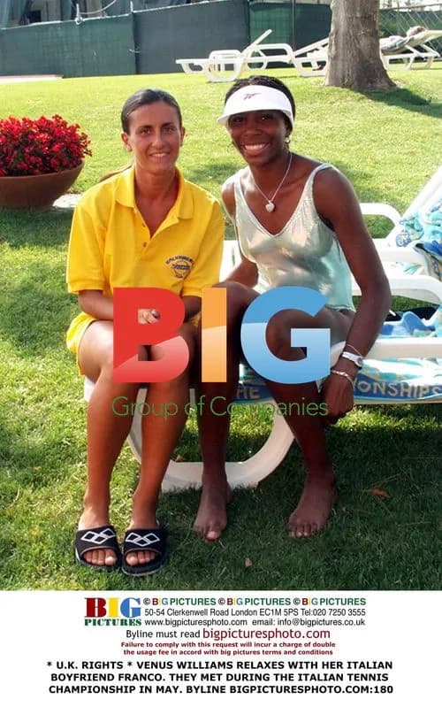 Venus Williams with Italian Boyfriend Franco