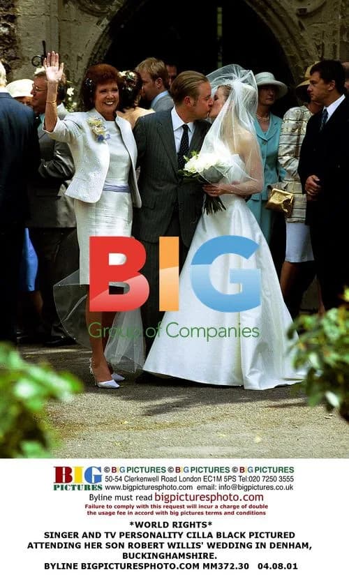 Cilla Black at Her Son's Wedding