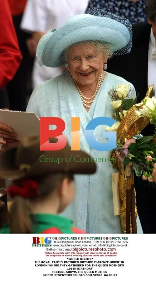 Queen Mother's 101st Birthday at Clarence House