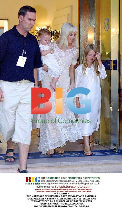 Musician Dave Stewart's Wedding