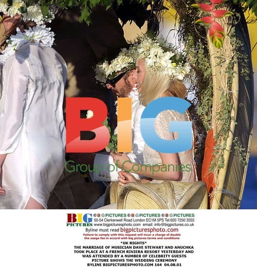 Dave Stewart and Anuchka's Wedding