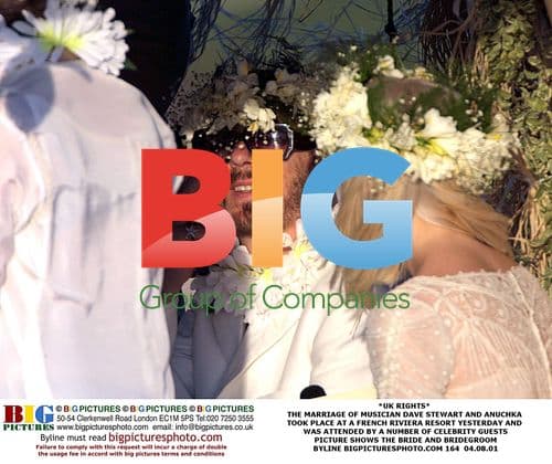 Dave Stewart and Anuchka Wedding