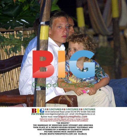 Dave Stewart and Anuchka's Wedding